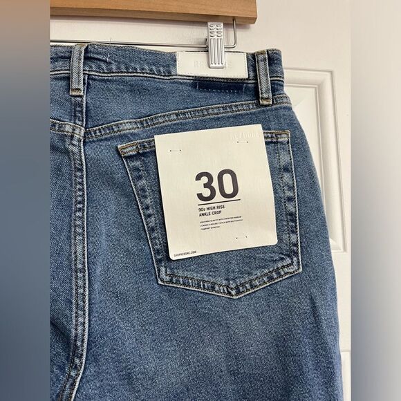 RE/DONE
90s High-Rise Ankle Crop Jeans NWT Size 30 - Picture 3 of 12